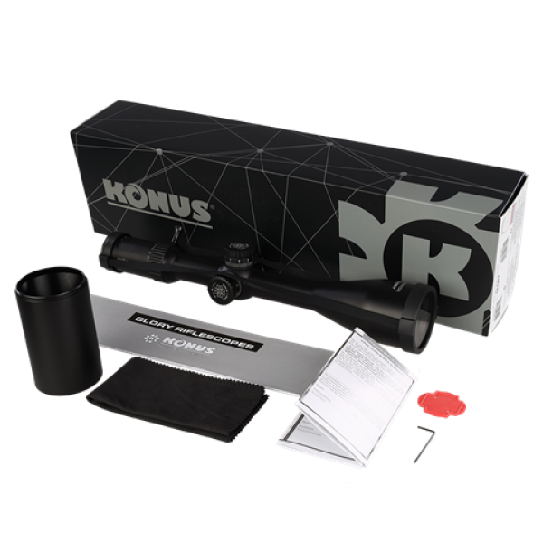 Konus Glory 3-24x56 SFP, fino (MRAD) - Visor de rifle