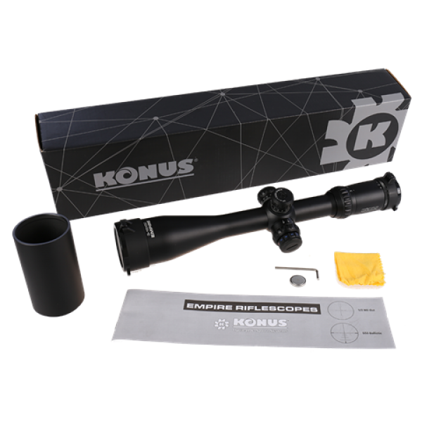 Konus Empire 3-18x50 SFP, 550 Ballistic (MOA) - Visor para rifle